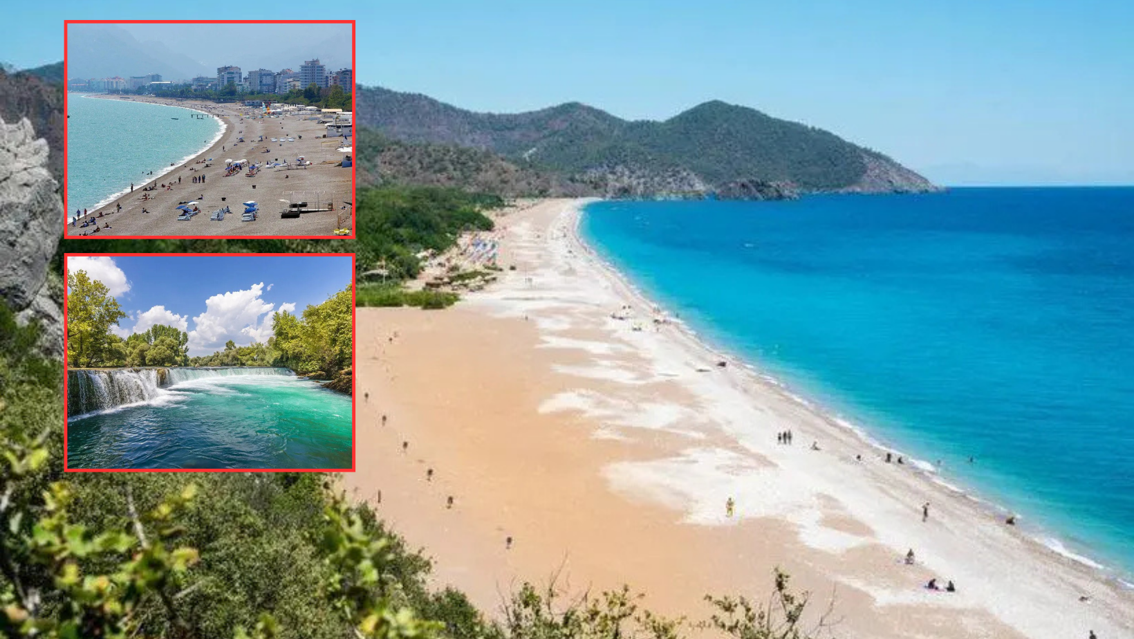 Antalya’da sıcaklardan bunalanlar bu noktalara akın ediyor!
