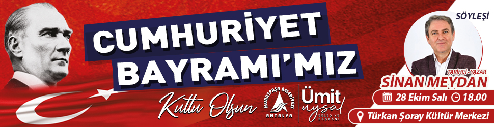 29 Ekim Cumhuriyet Bayrami Söylesi 970X250