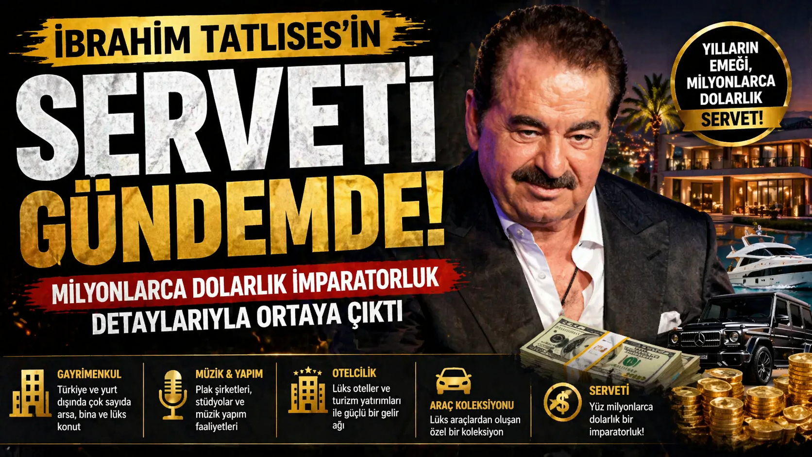 İbrahim Tatlıses'in serveti gündemde! Milyonlarca dolarlık imparatorluk detaylarıyla ortaya çıktı