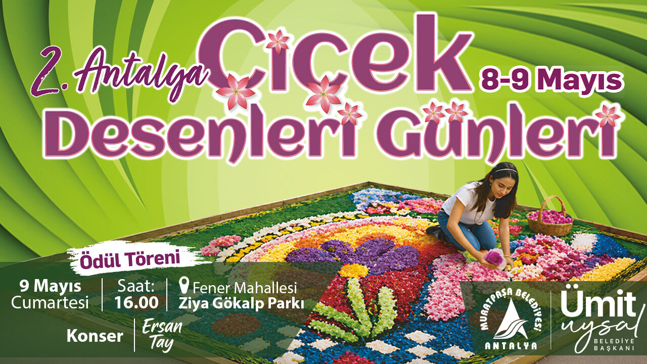 2. Antalya Çiçek Desenleri 1280X720