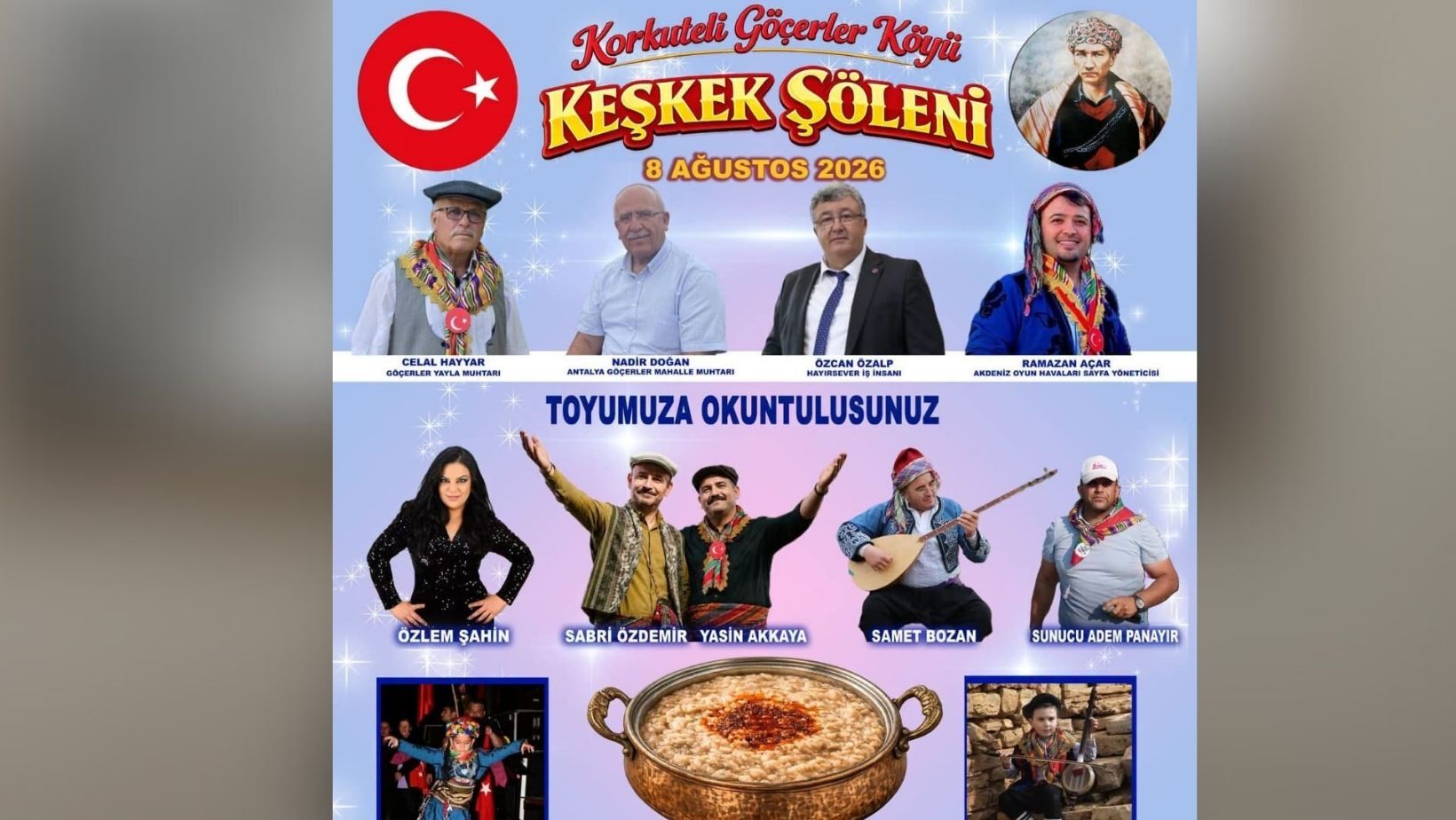 Korkuteli’nde Keşkek Şöleni