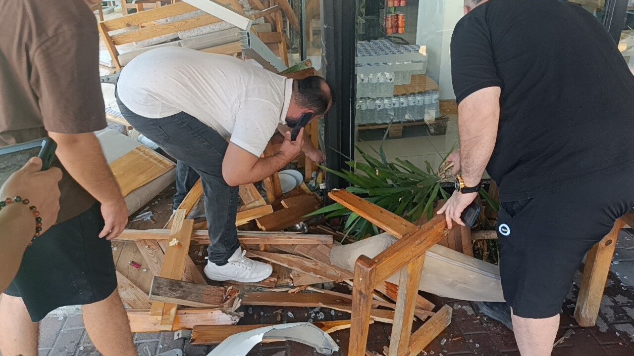 Manavgat’ta ölüm saniyelerle teğet geçti