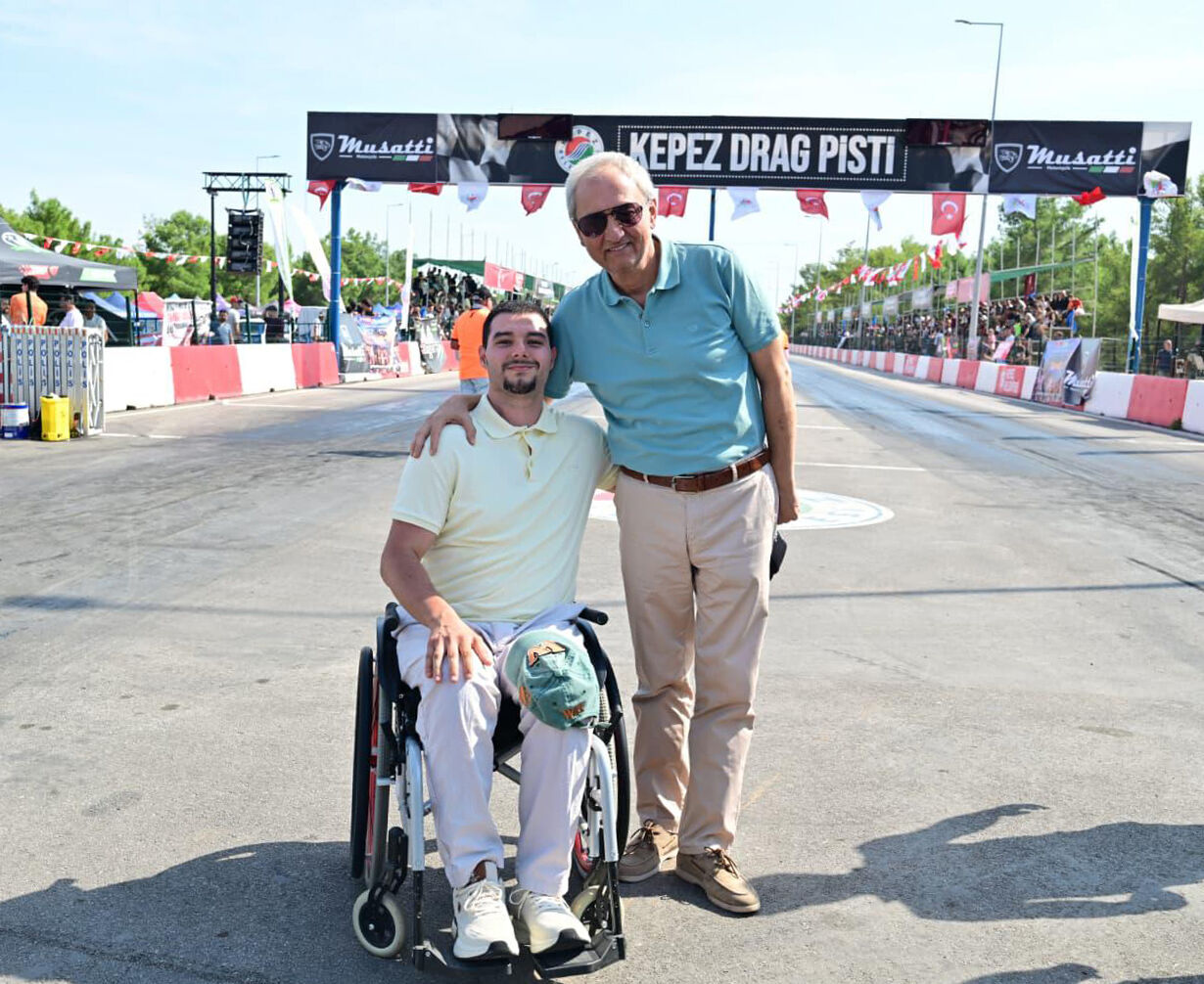 Başkan Kocagöz moto drag heyecanına ortak oldu