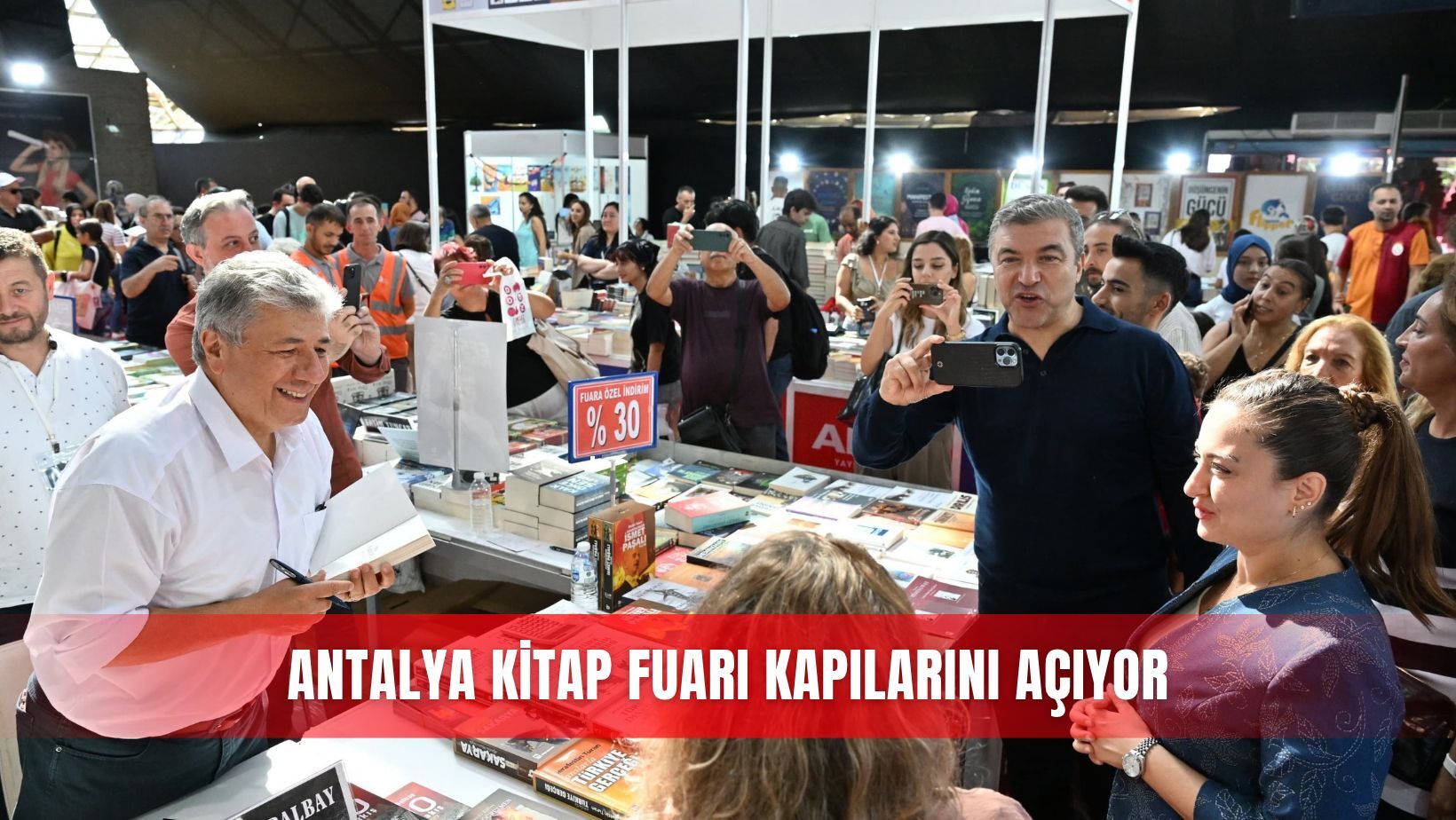 Antalya Kitap Fuarı kapılarını açıyor