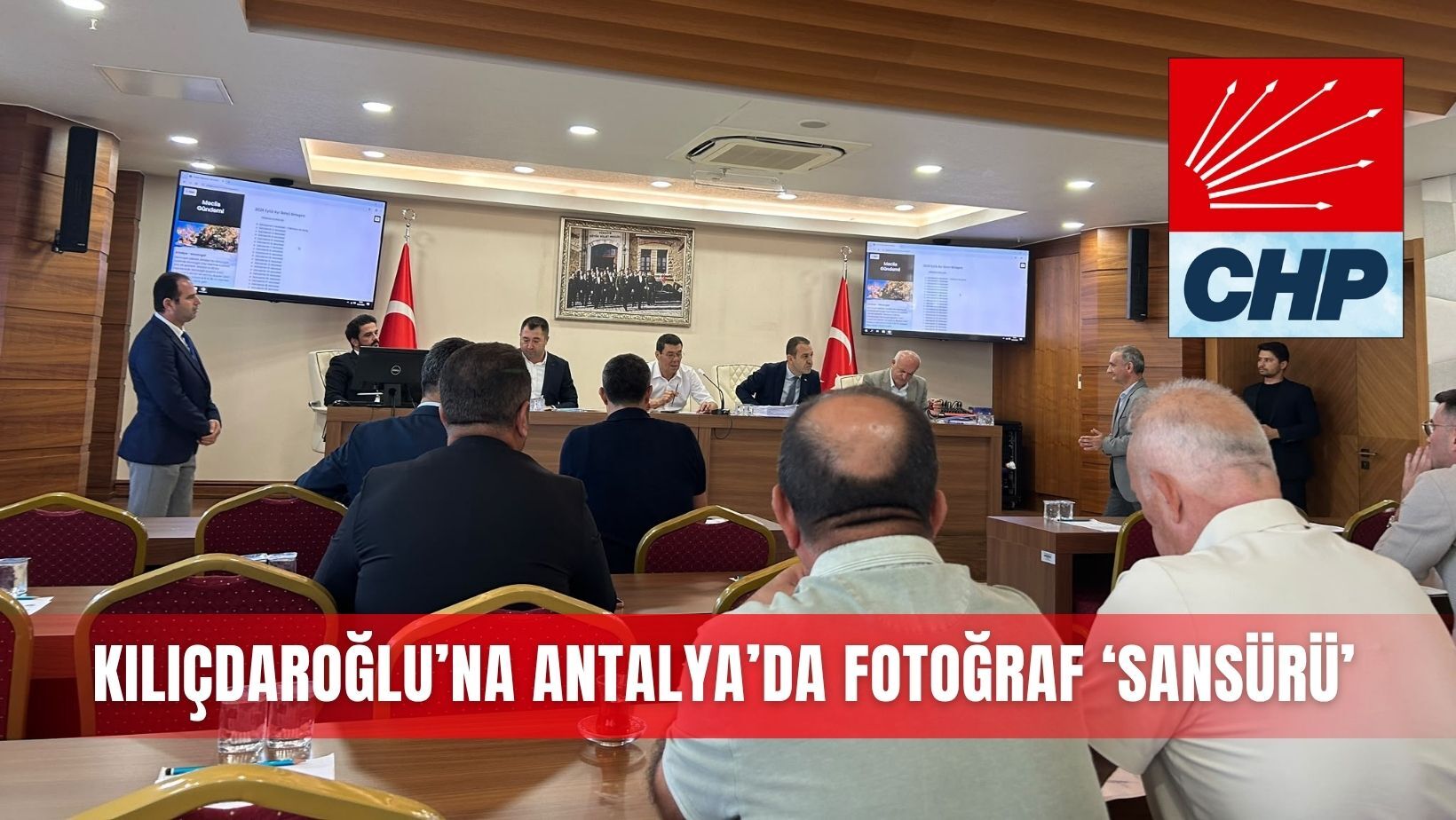 Kılıçdaroğlu’na Antalya’da fotoğraf ‘sansürü’
