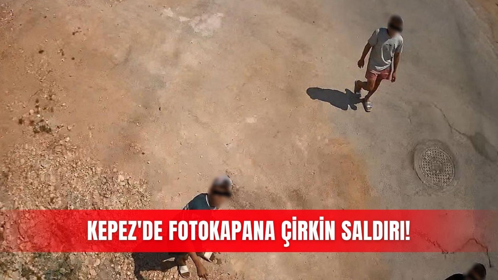 Kepez'de fotokapana çirkin saldırı!