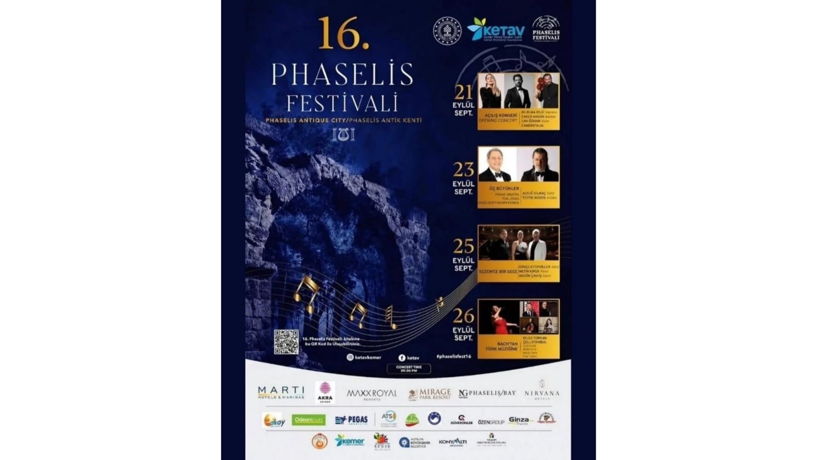 Phaselis'te tarih ve müzik buluşuyor