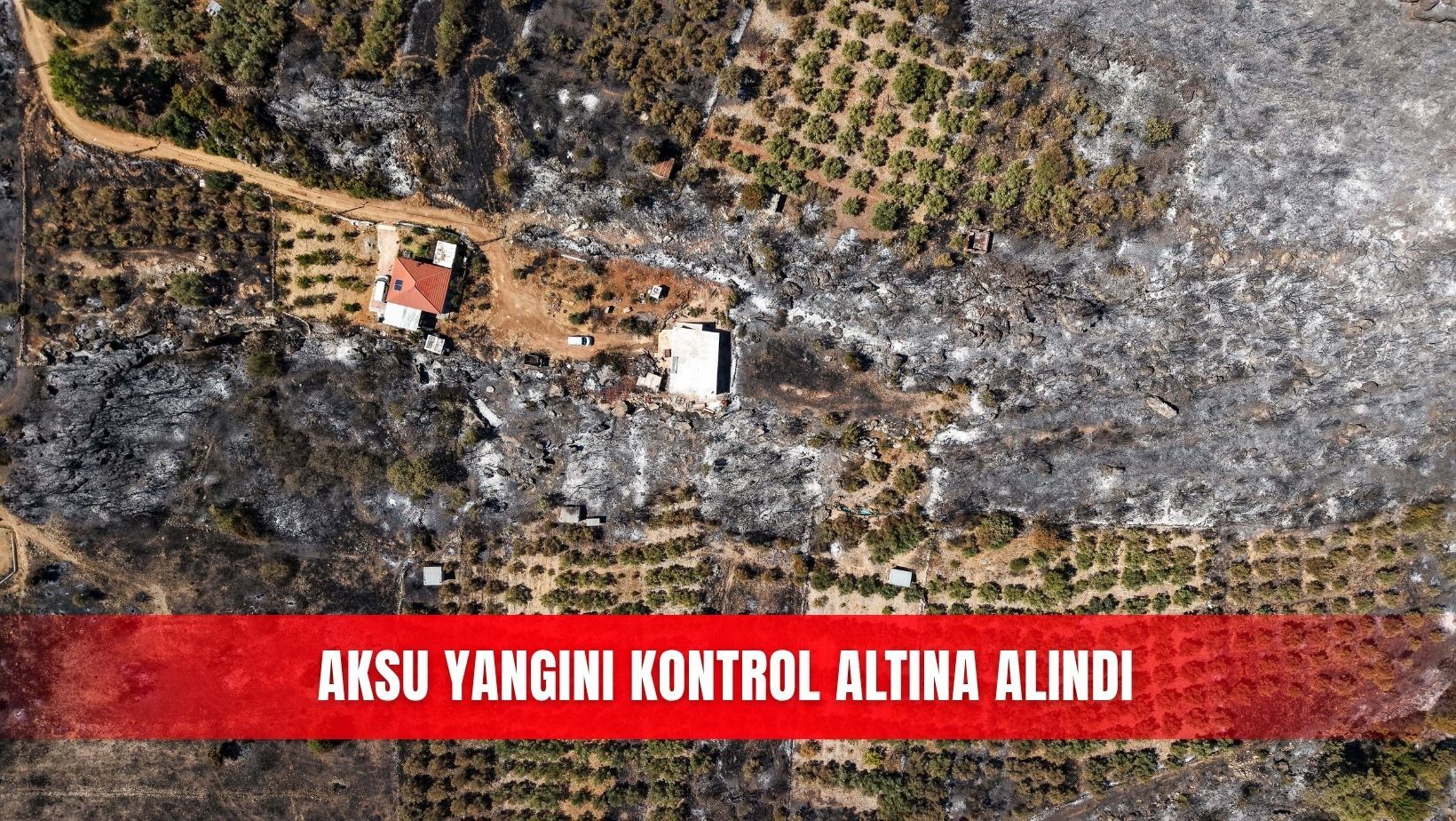 Aksu yangını kontrol altına alındı
