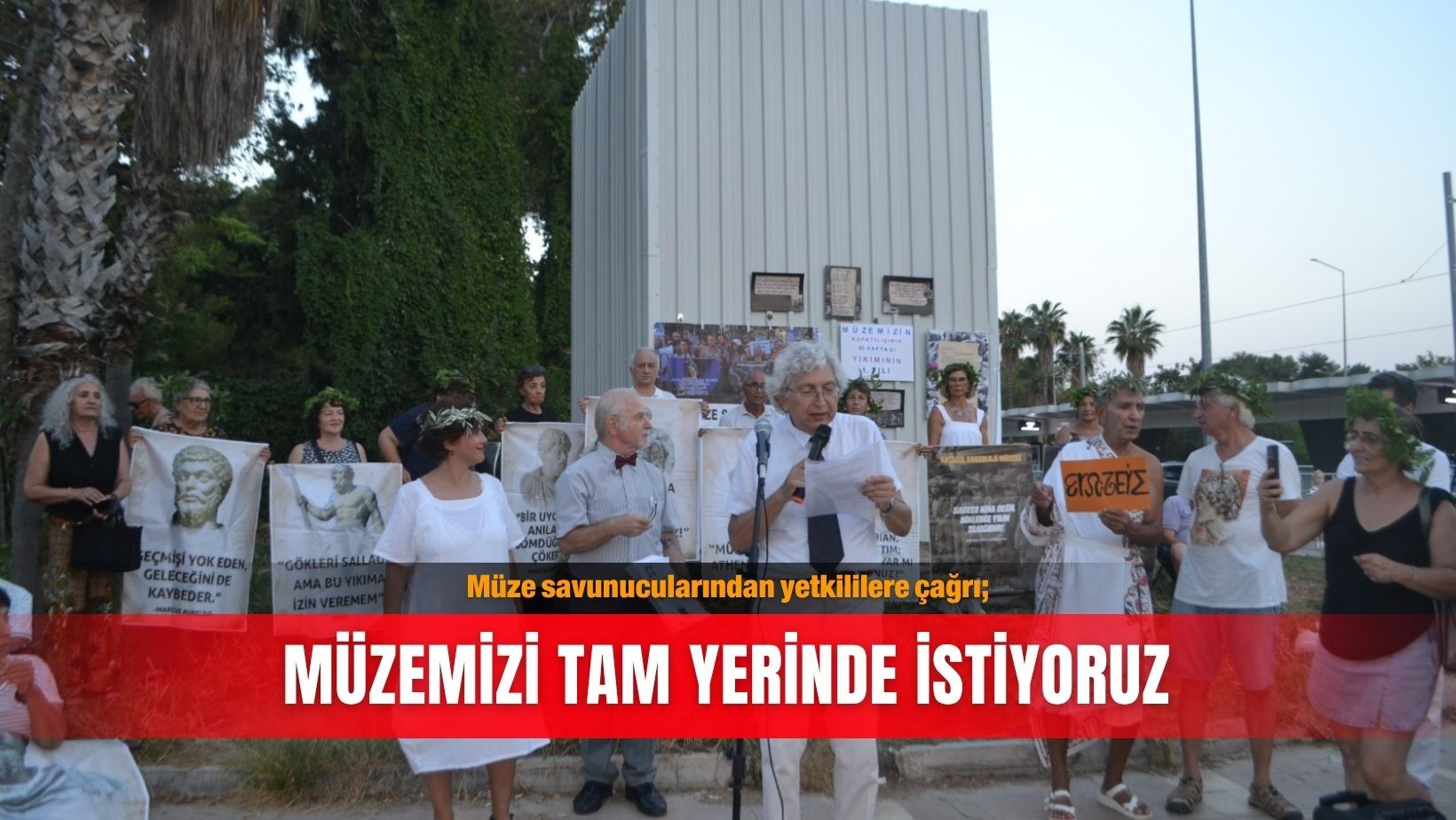 Müze savunucularından yetkililere çağrı; Müzemizi tam yerinde istiyoruz