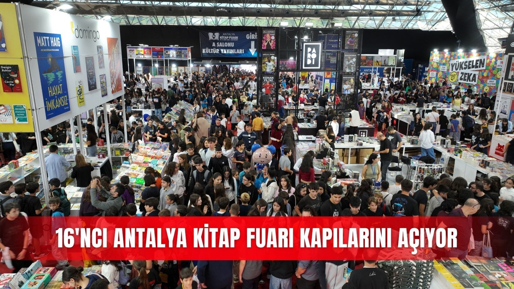 16'ncı Antalya Kitap Fuarı kapılarını açıyor