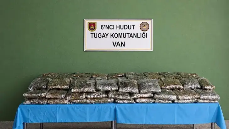 MSB: Van'da 59 kilo uyuşturucu ele geçirdi