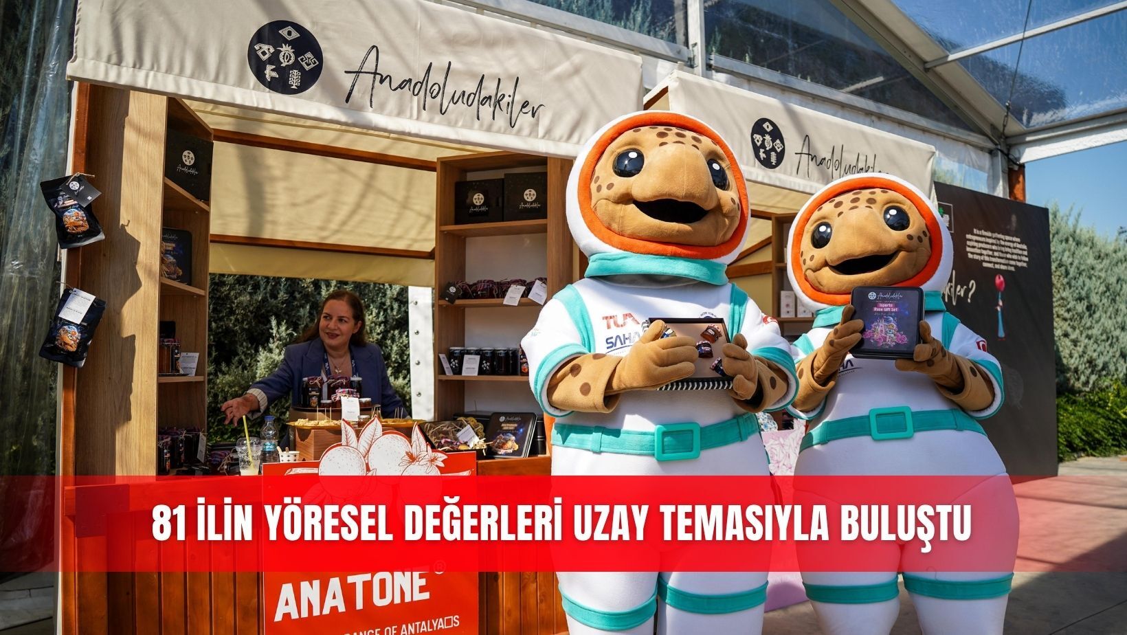 81 ilin yöresel değerleri uzay temasıyla buluştu