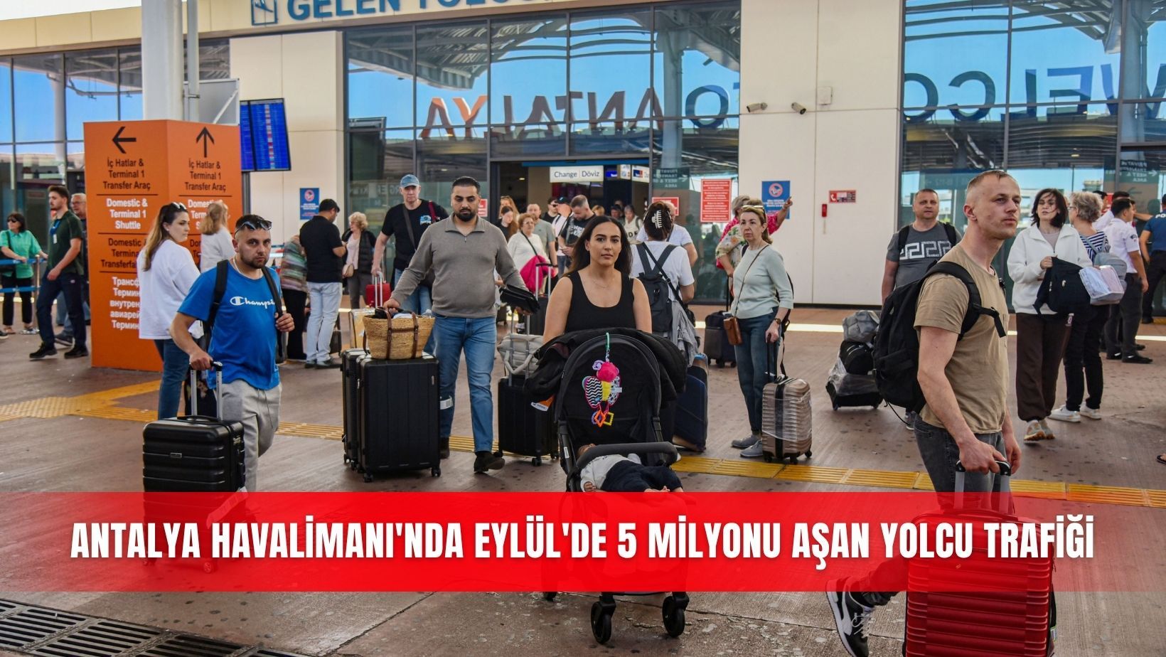 Antalya Havalimanı'nda Eylül'de 5 milyonu aşan yolcu trafiği