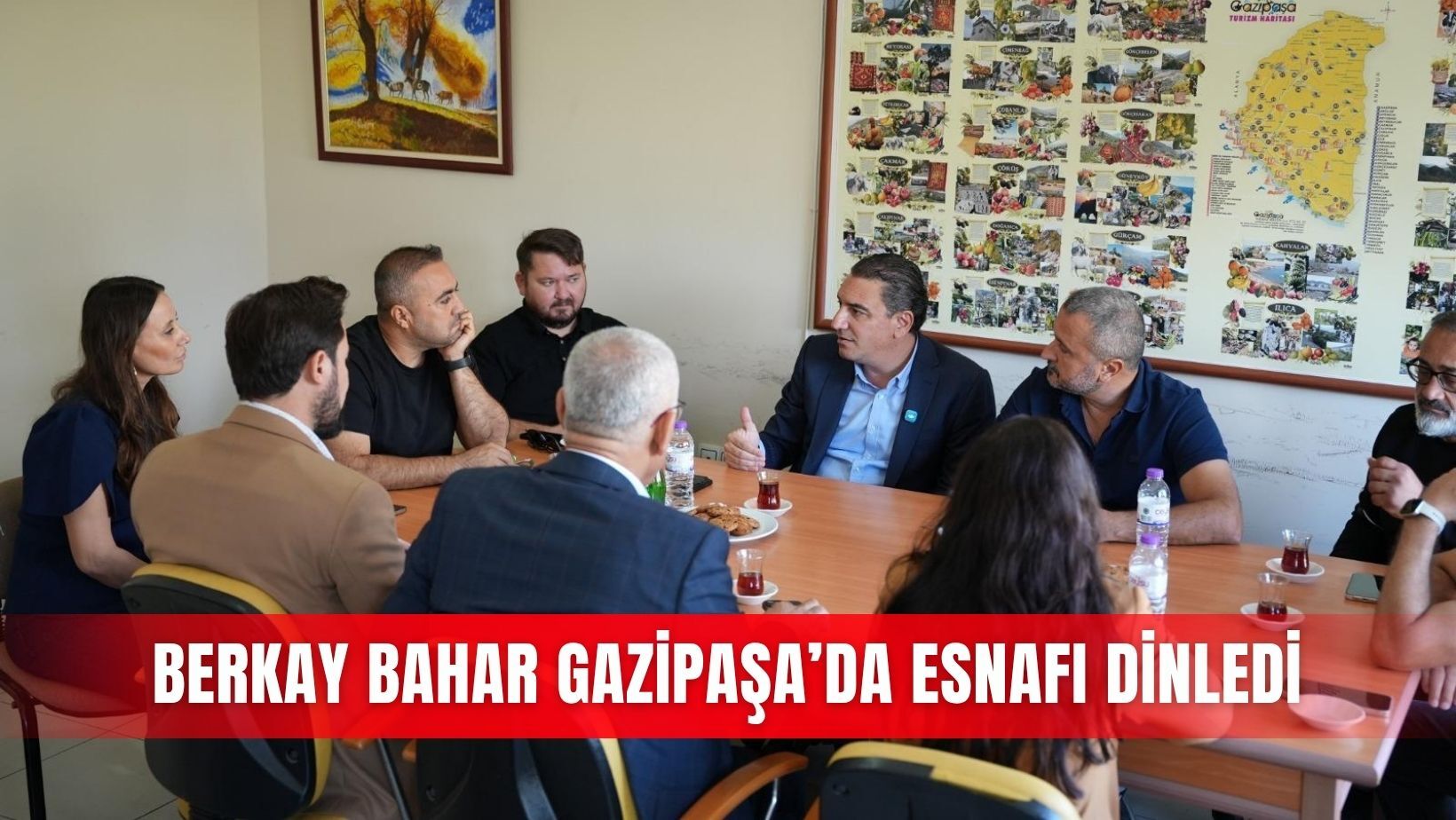 Berkay Bahar Gazipaşa’da esnafı dinledi
