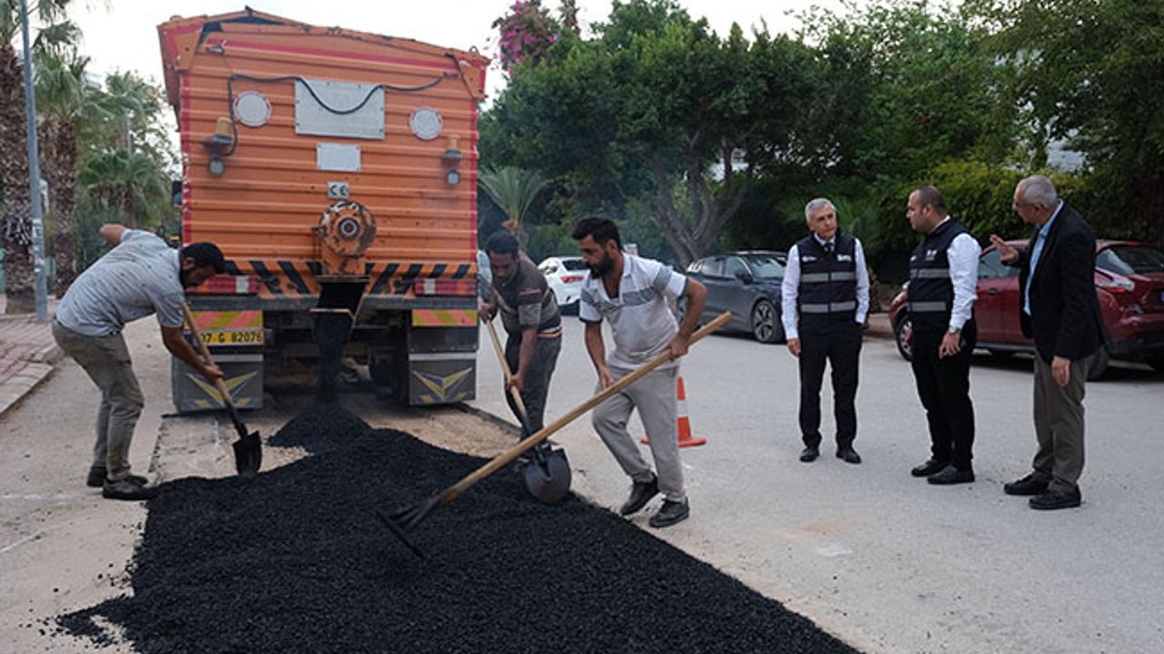Konyaaltı'nda çalışmalar incelendi