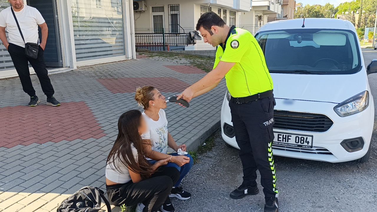 Alkolmetreyi üflerken gözyaşlarını tutamadı