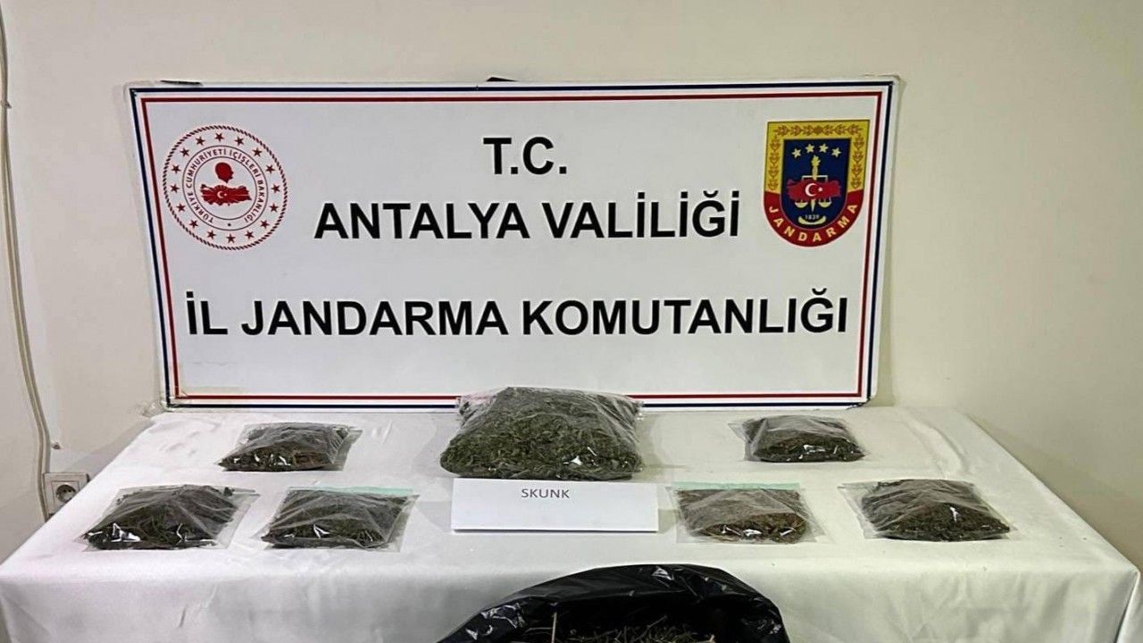 Alanya’da uyuşturucu operasyonu