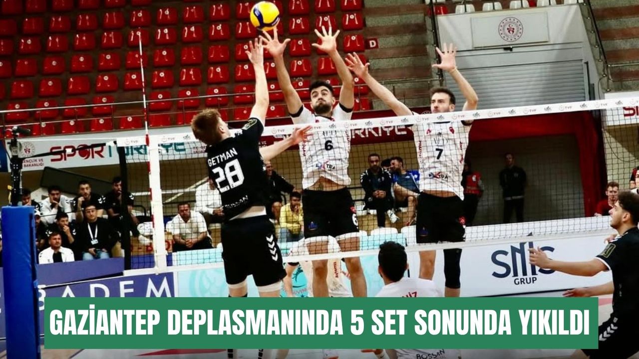 Alanya, Gaziantep deplasmanında 5 set sonunda yıkıldı