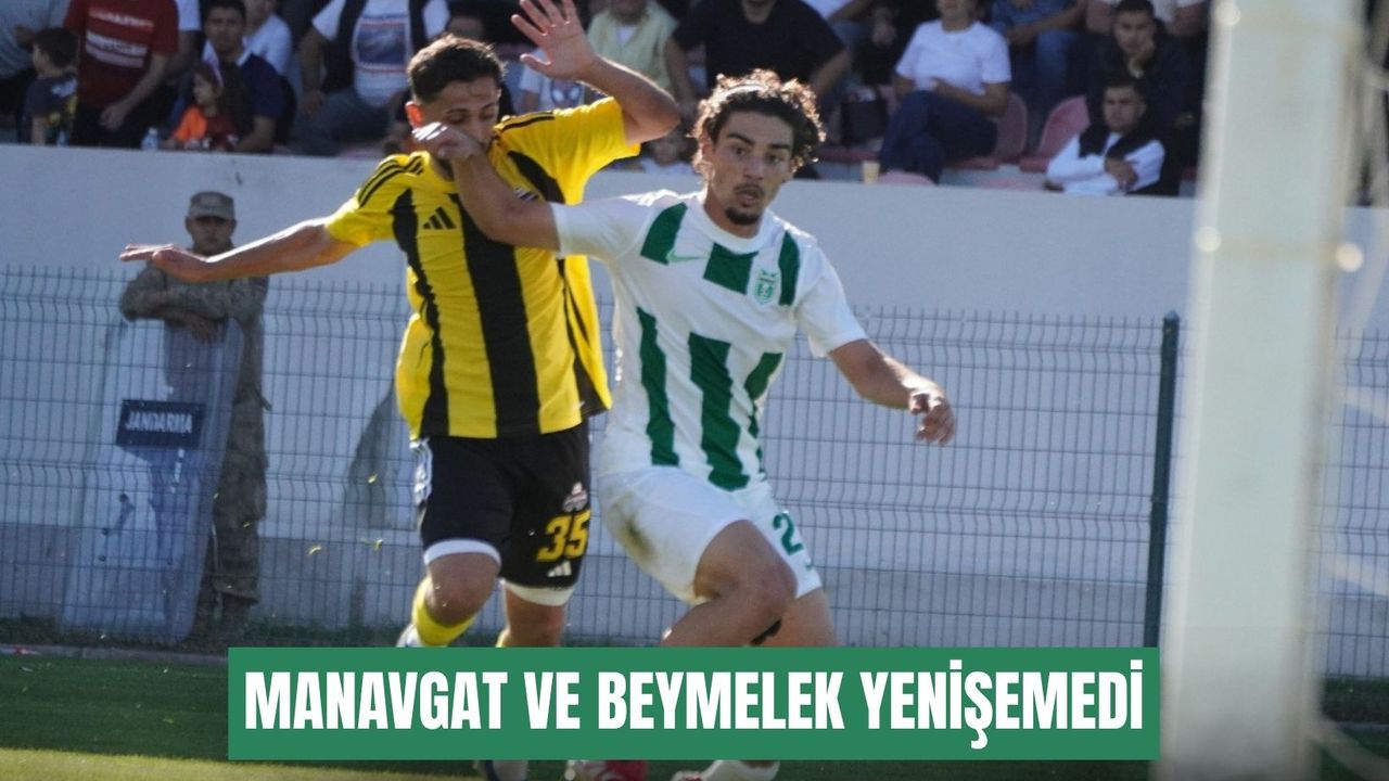 Manavgat ve Beymelek yenişemedi: 0-0