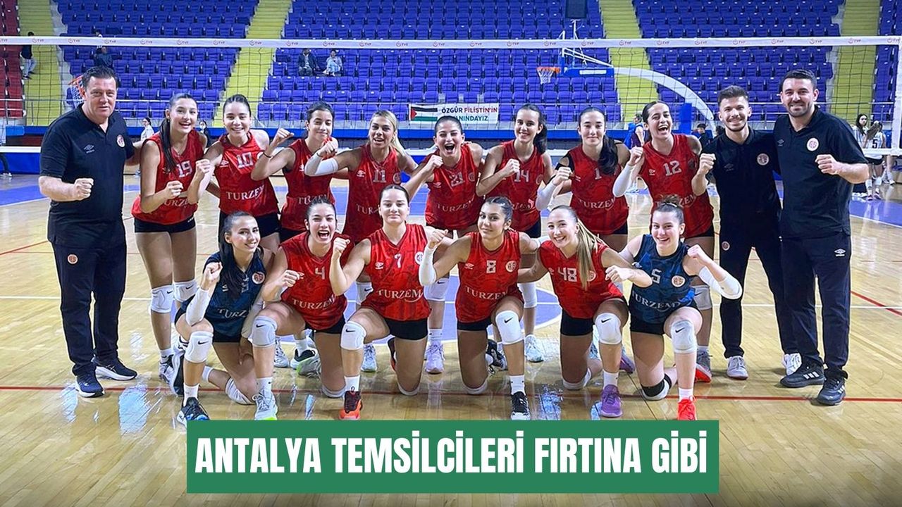 Antalya temsilcileri fırtına gibi: 3 galibiyet birden!