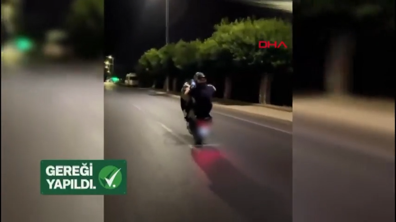 Antalya'da trafik güvenliğini hiçe sayan sürücü yakalandı