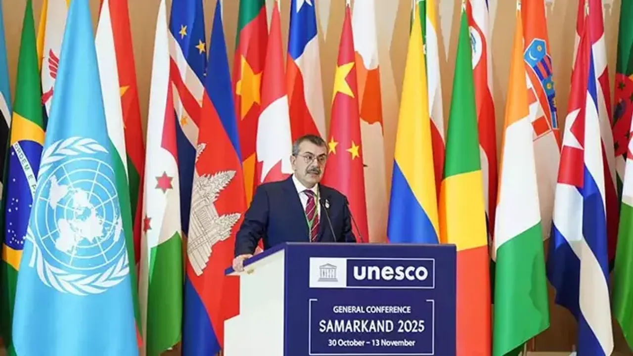 Bakan Tekin, UNESCO 43’üncü Genel Konferansı kapsamında ‘Ulusal Beyan’ konuşması yaptı