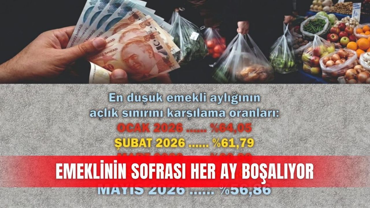 Emeklinin sofrası her ay boşalıyor