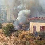 Manavgat'ta elektrik trafosu yangına neden oldu