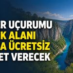 Güver Uçurumu Piknik Alanı halka ücretsiz hizmet verecek