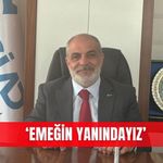 ‘Emeğin yanındayız’