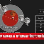 28 Ağustos'ta parçalı ay tutulması Türkiye'den izlenebilecek
