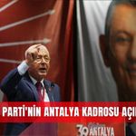 Yeni Parti'nin Antalya kadrosu açıklandı