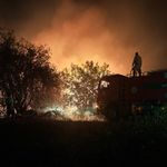 Serik'te otluk yangını 30 dönümlük alana yayıldı