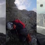 Fransa'da tırmanış sırasında dağcıların üzerine taş ve kaya parçaları yağdı