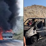 Bir yıllık emekleri 15 dakikada küle döndü