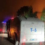 TOMA'lar yangın bölgesinde görevde