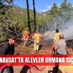 Manavgat’ta alevler ormana sıçradı