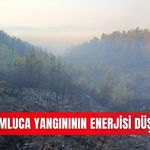 Kumluca yangınının enerjisi düştü
