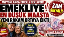 Emekliye zam sinyali: En düşük maaş için yeni rakam ortaya çıktı!