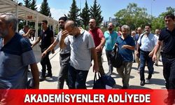Akademisyenler adliyede