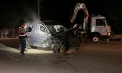 Devrilen aracın sürücüsü öldü 