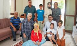 Yangınzedeye sözünü tuttu