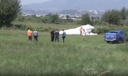 Aydın'da eğitim uçağı düştü