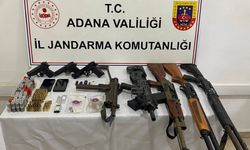 4 ruhsatsız tabanca ele geçirildi.... Ev sahibi gözaltına alındı