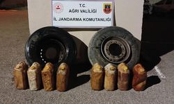 Kamyon lastiklerine gizlenmiş uyuşturucu ele geçirildi