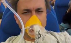 Uçukta dehşet dolu anlar... Motorlar yandı!