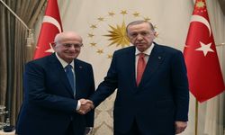 Cumhurbaşkanı Erdoğan eski TBMM Başkanı Kahraman'ı kabul etti