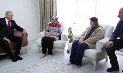 Erdoğan'dan, fabrika patlamasında hayatını kaybedenlerin ailelerine ziyaret
