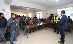 İş güvenliği dersiyle iş başı   