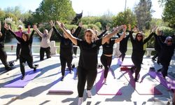 Aksu’da doğa ile iç içe spor